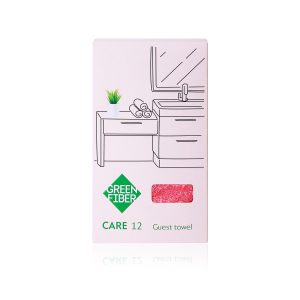 Полотенце гостевое Green Fiber CARE 12, коралловое 3